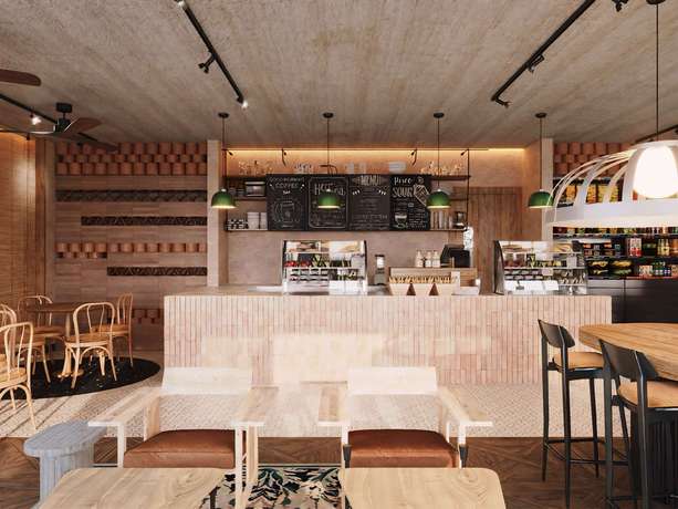 Imagen del bar/restaurante del Hotel Novotel Valencia Lavant - New Opening 2024. Foto 3