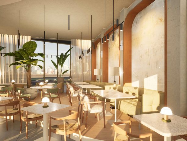 Imagen del bar/restaurante del Hotel Novotel Zagreb. Foto 3