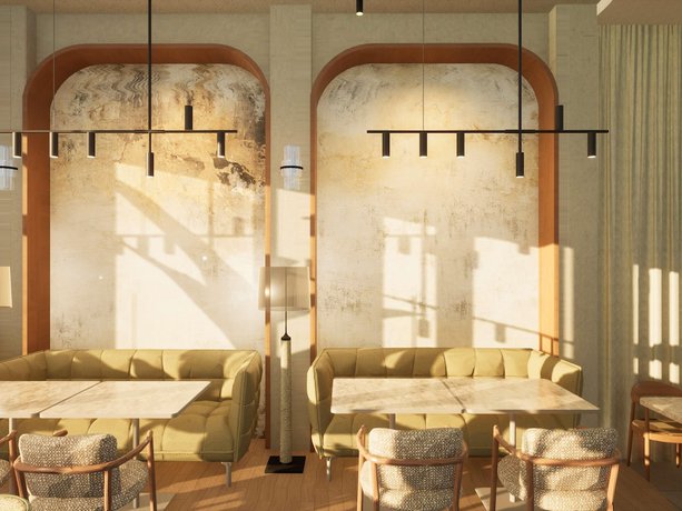 Imagen del bar/restaurante del Hotel Novotel Zagreb. Foto 3