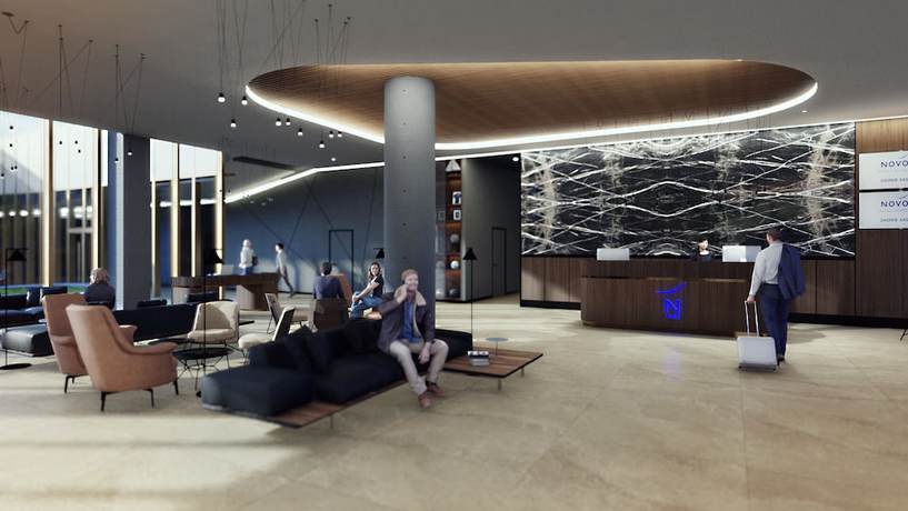 Imagen de los interiores del Hotel Novotel Zagreb. Foto 16