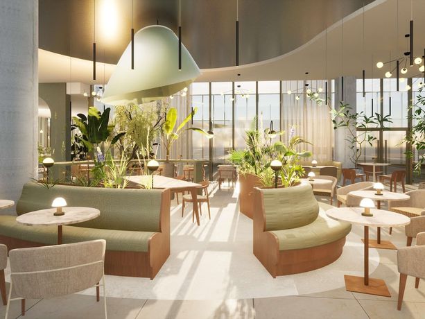 Imagen del bar/restaurante del Hotel Novotel Zagreb. Foto 8