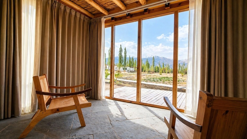 Imagen de la habitación del Hotel Nubra Ecolodge. Foto 13