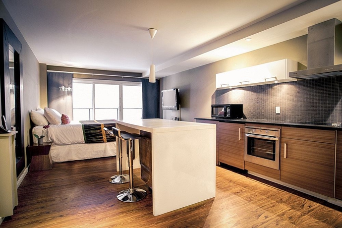 Imagen de la habitación del Hotel Nuvo Suites, Calgary. Foto 10