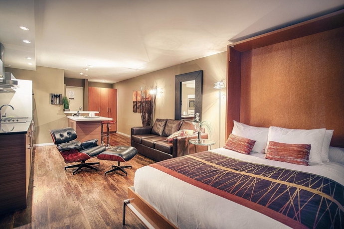 Imagen de la habitación del Hotel Nuvo Suites, Calgary. Foto 12