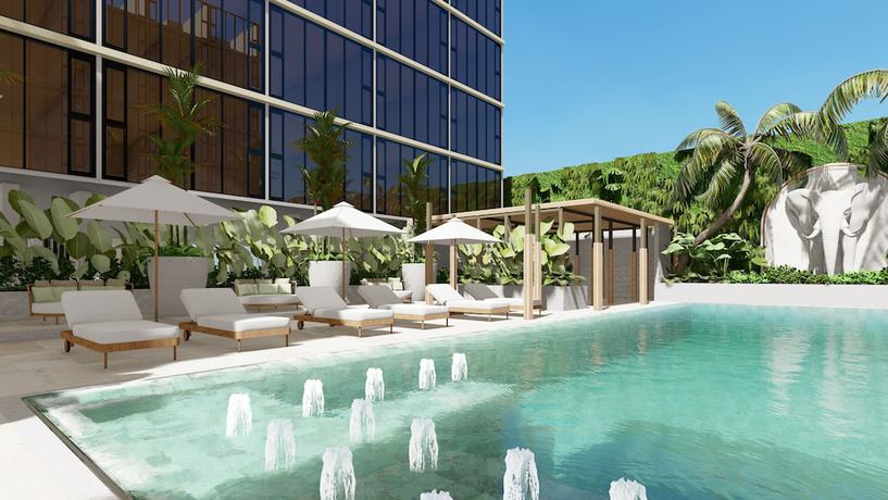 Imagen de la piscina del Hotel Nysa Hotel Bangkok. Foto 12