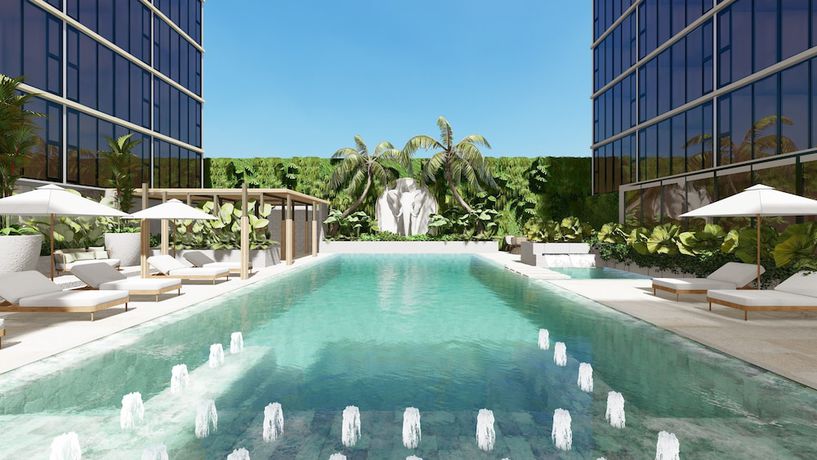 Imagen de la piscina del Hotel Nysa Hotel Bangkok. Foto 13