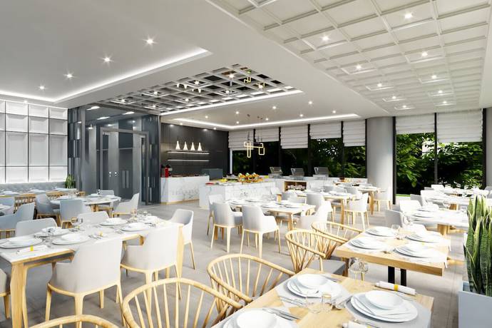 Imagen del bar/restaurante del Hotel ODIN HOTEL. Foto 2