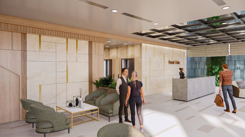 Imagen de los interiores del Hotel ODIN HOTEL. Foto 7