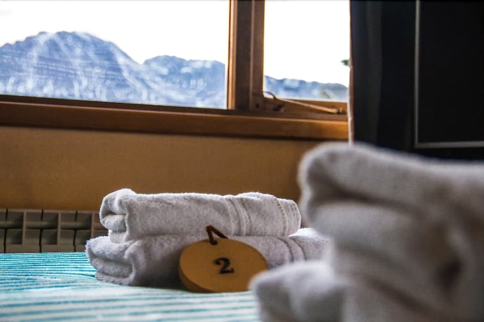 Imagen de la habitación del Hotel OIKOS. Foto 16