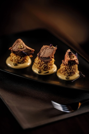 Imagen del bar/restaurante del Hotel ONE66, Brasov. Foto 5