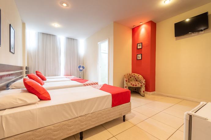 Imagen de la habitación del Hotel OYO L\'Espace - Jaragu&aacute; Belo Horizonte. Foto 6