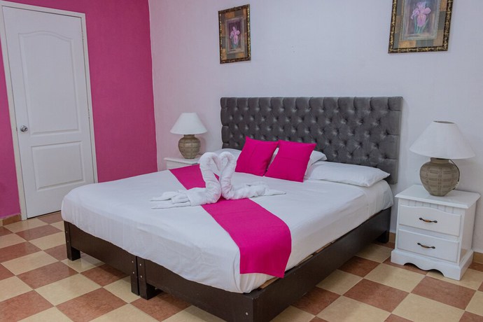Imagen de la habitación del Hotel OYO Mar&iacute;as,Aeropuerto Internacional de Chetumal. Foto 8