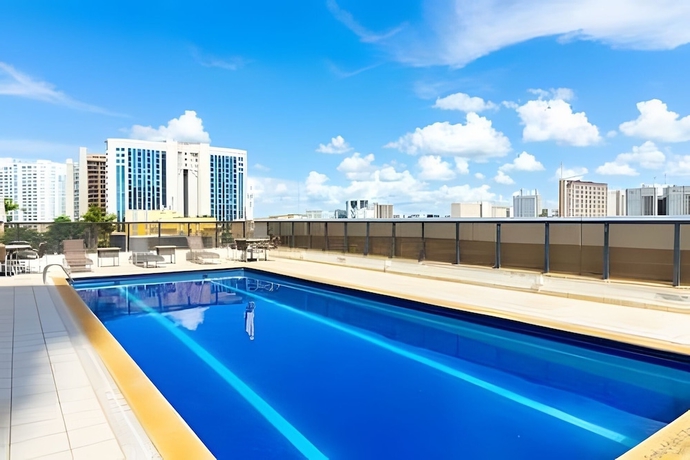 Imagen de la piscina del Hotel OZPED Flats Particulares Confort Su&iacute;tes. Foto 16