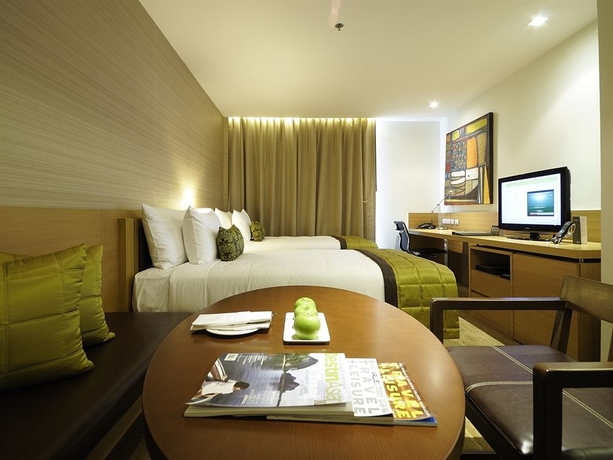 Imagen de la habitación del Hotel Oaks Bangkok Sathorn. Foto 6