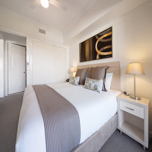 Imagen de la habitación del Hotel Oaks Brisbane Mews Suites. Foto 2