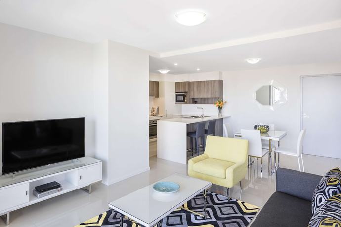 Imagen de la habitación del Hotel Oaks Brisbane Woolloongabba Suites. Foto 5