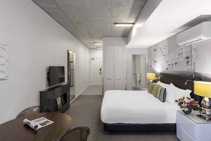 Imagen de la habitación del Hotel Oaks Melbourne On William Suites. Foto 12