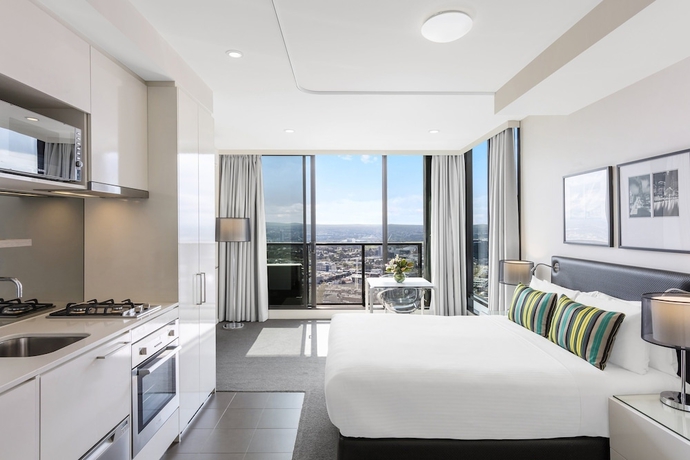 Imagen de la habitación del Hotel Oaks Melbourne On William Suites. Foto 15