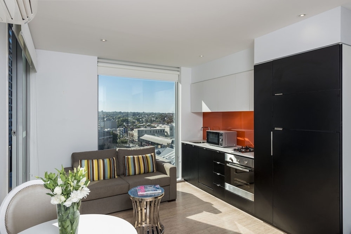 Imagen de la habitación del Hotel Oaks Melbourne South Yarra Suites. Foto 4