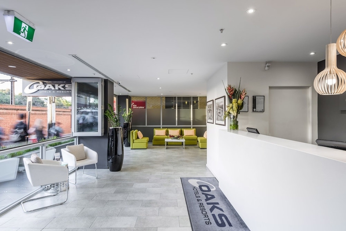 Imagen de los interiores del Hotel Oaks Melbourne South Yarra Suites. Foto 18