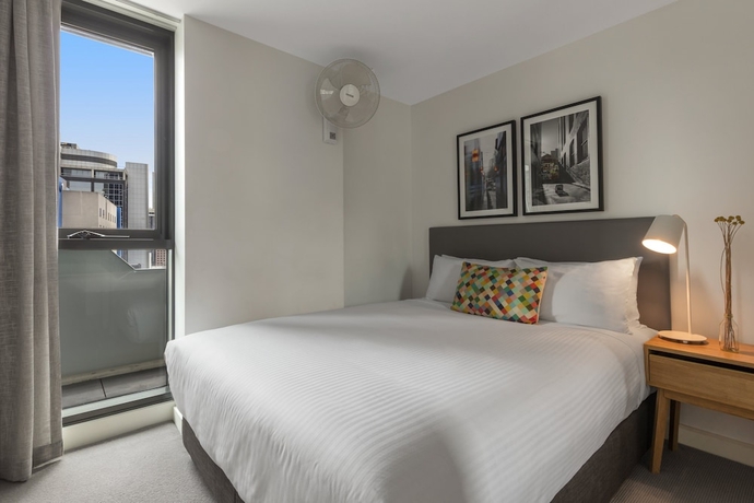 Imagen de la habitación del Hotel Oaks Melbourne Southbank Suites. Foto 10