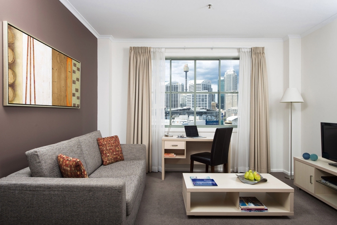Imagen de los interiores del Hotel Oaks Sydney Goldsbrough Suites. Foto 14