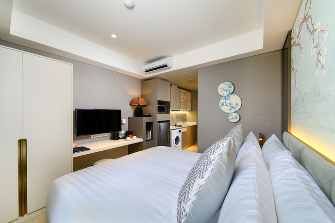 Imagen de la habitación del Hotel Oakwood Apartments Pik Jakarta - Chse Certified. Foto 6