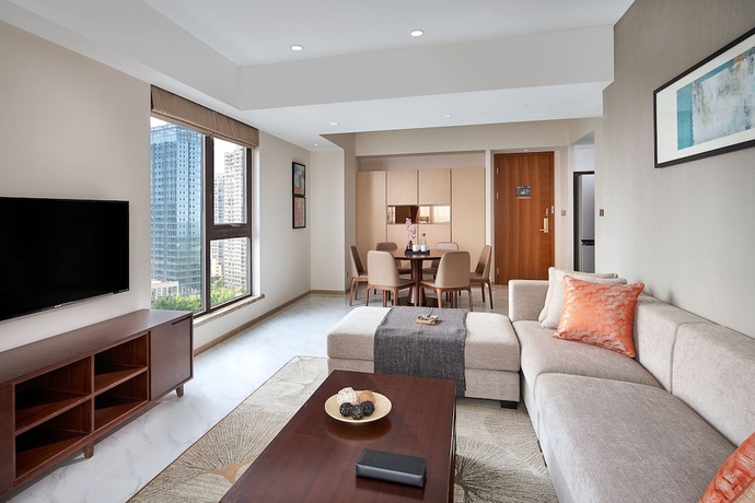Imagen de la habitación del Hotel Oakwood Apartments Yangzhou. Foto 6
