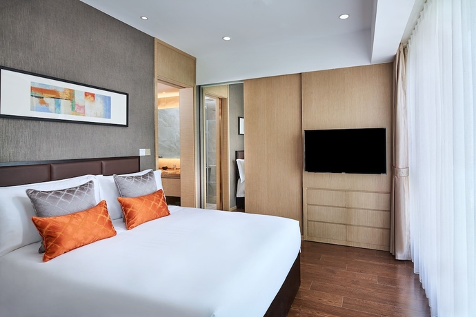 Imagen de la habitación del Hotel Oakwood Apartments Yangzhou. Foto 12