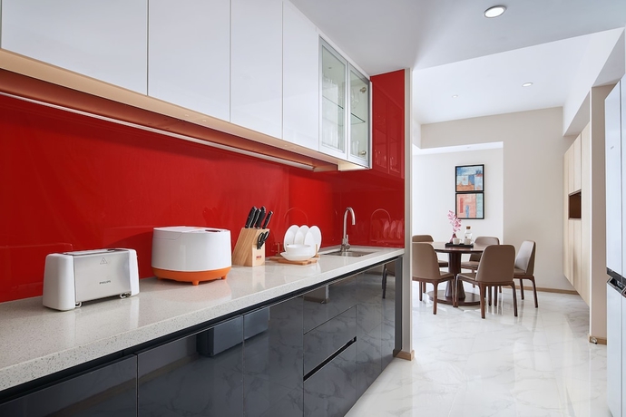 Imagen de la habitación del Hotel Oakwood Apartments Yangzhou. Foto 14