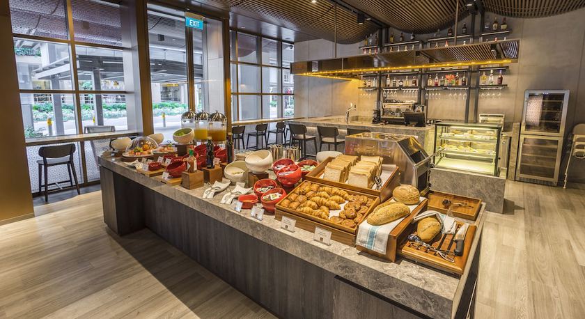 Imagen del bar/restaurante del Hotel Oakwood Bencoolen Singapore. Foto 4