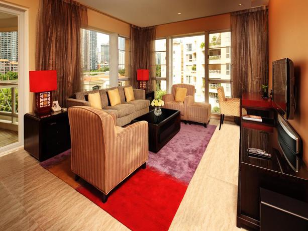 Imagen de la habitación del Hotel Oakwood Gold Arch Residence Guangzhou. Foto 10