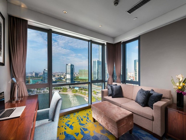 Imagen de la habitación del Hotel Oakwood HotelandResidence Suzhou. Foto 9