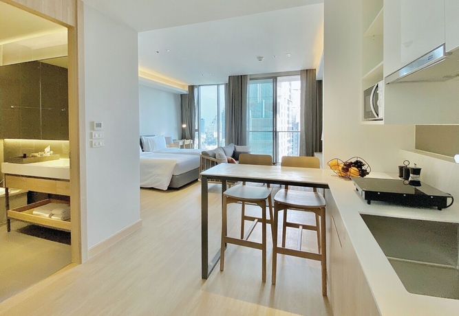Imagen de la habitación del Hotel Oakwood Suites Bangkok. Foto 11