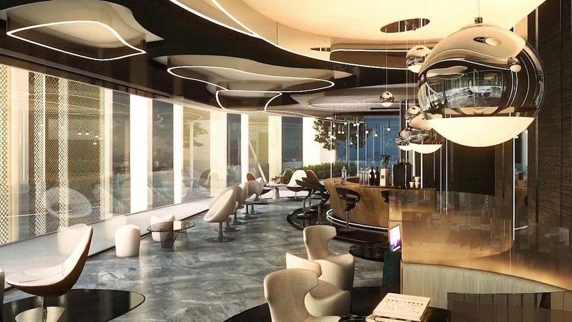 Imagen del bar/restaurante del Hotel Oakwood Suites Tiwanon Bangkok. Foto 2
