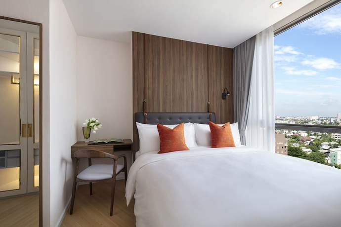 Imagen de la habitación del Hotel Oakwood Suites Tiwanon Bangkok. Foto 10