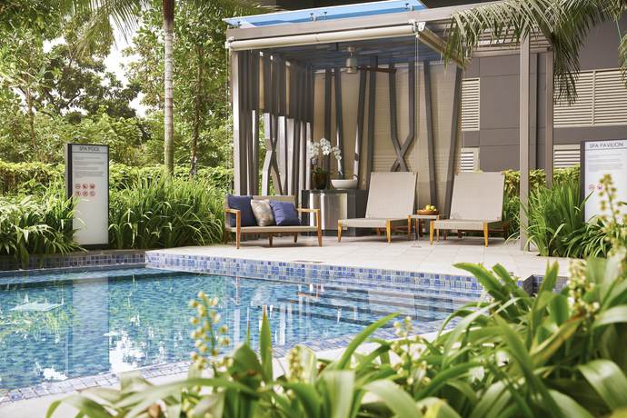 Imagen de la piscina del Hotel Oasia Residence Singapore. Foto 17