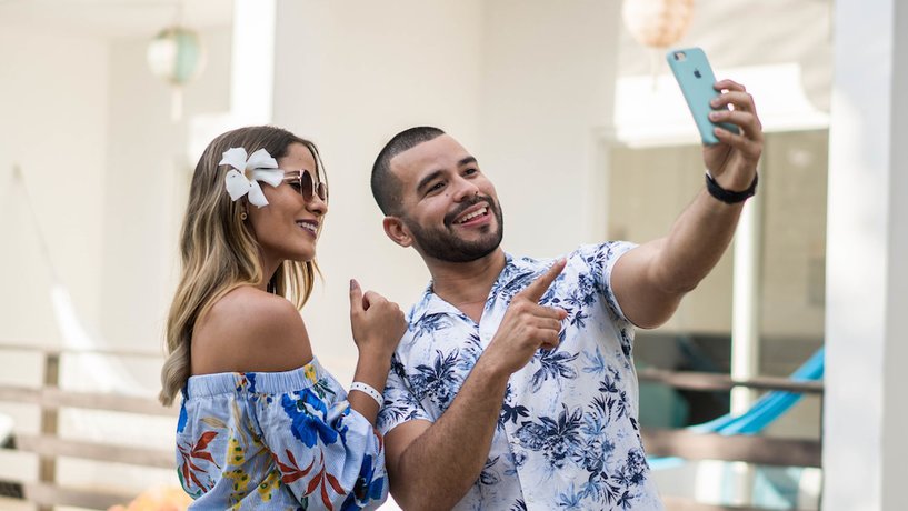 Imagen de la piscina del Hotel Ocean Blue. Foto 18