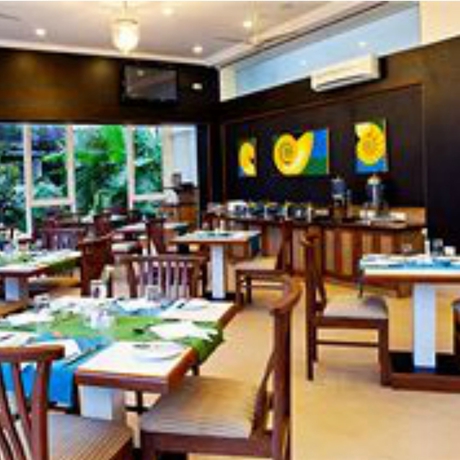 Imagen del bar/restaurante del Hotel Ocean Palms. Foto 6