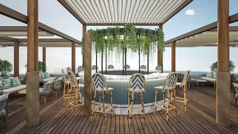 Imagen del bar/restaurante del Hotel Ocean V Hotel. Foto 2