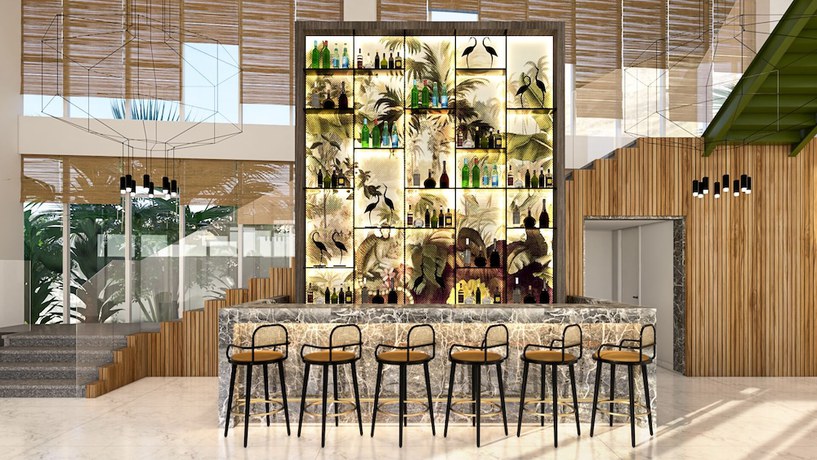 Imagen del bar/restaurante del Hotel Ocean V Hotel. Foto 3