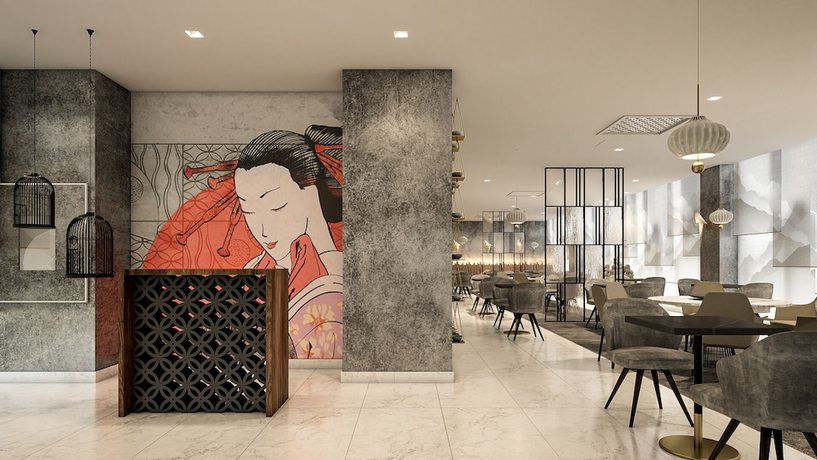 Imagen del bar/restaurante del Hotel Ocean V Hotel. Foto 8