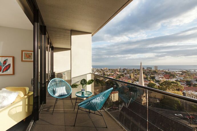 Imagen de la habitación del Hotel Ocean Views St Kilda Apartment By Ready Set Host. Foto 15