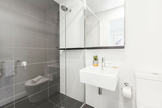 Imagen de la habitación del Hotel Ocean Views St Kilda Apartment By Ready Set Host. Foto 16