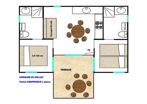 Imagen general del Hotel Od&eacute;sia Vacances Domaine De Seillac. Foto 3