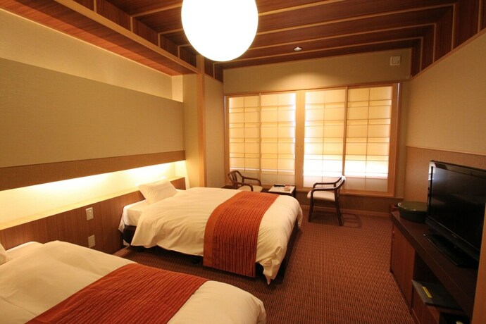 Imagen de la habitación del Hotel Ogoto Onsen Yunoyado Komolebi, Otsu. Foto 16