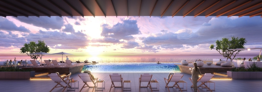 Imagen de la piscina del Hotel Okinawa Prince Ocean View Ginowan. Foto 17