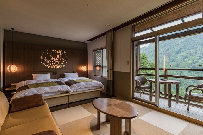 Imagen de la habitación del Hotel Okuhita Onsen Umehibiki. Foto 12