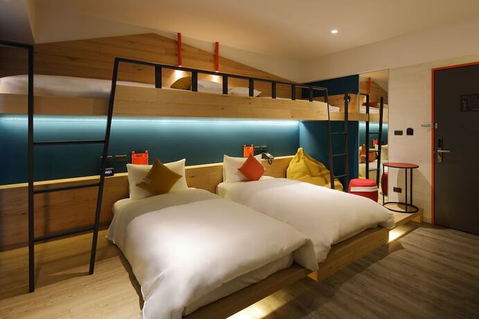 Imagen de la habitación del Hotel Olah Poshtel Hualien Zhongfu. Foto 11