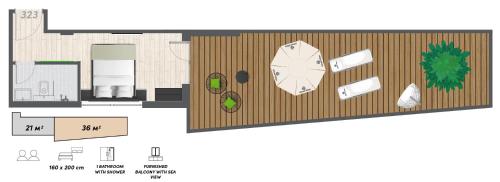 Imagen de la habitación del Hotel Olive Villas Beach. Foto 20